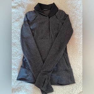Lululemon 1/2 Zip Jacket 
Dark Gray Size 2